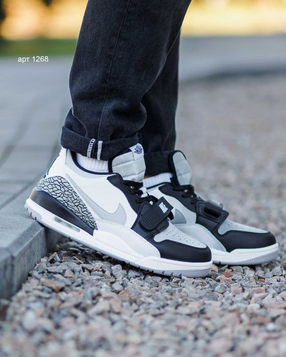 Кросівки 41-45 Nike Air Jordan Legacy 312 Low White Black / Кроссовки