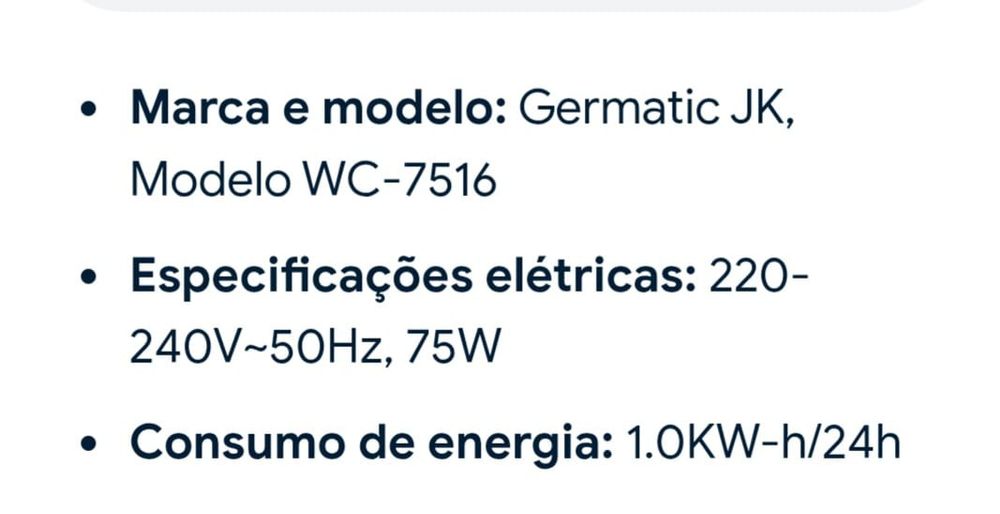 Arca capacidade 12 garrafas