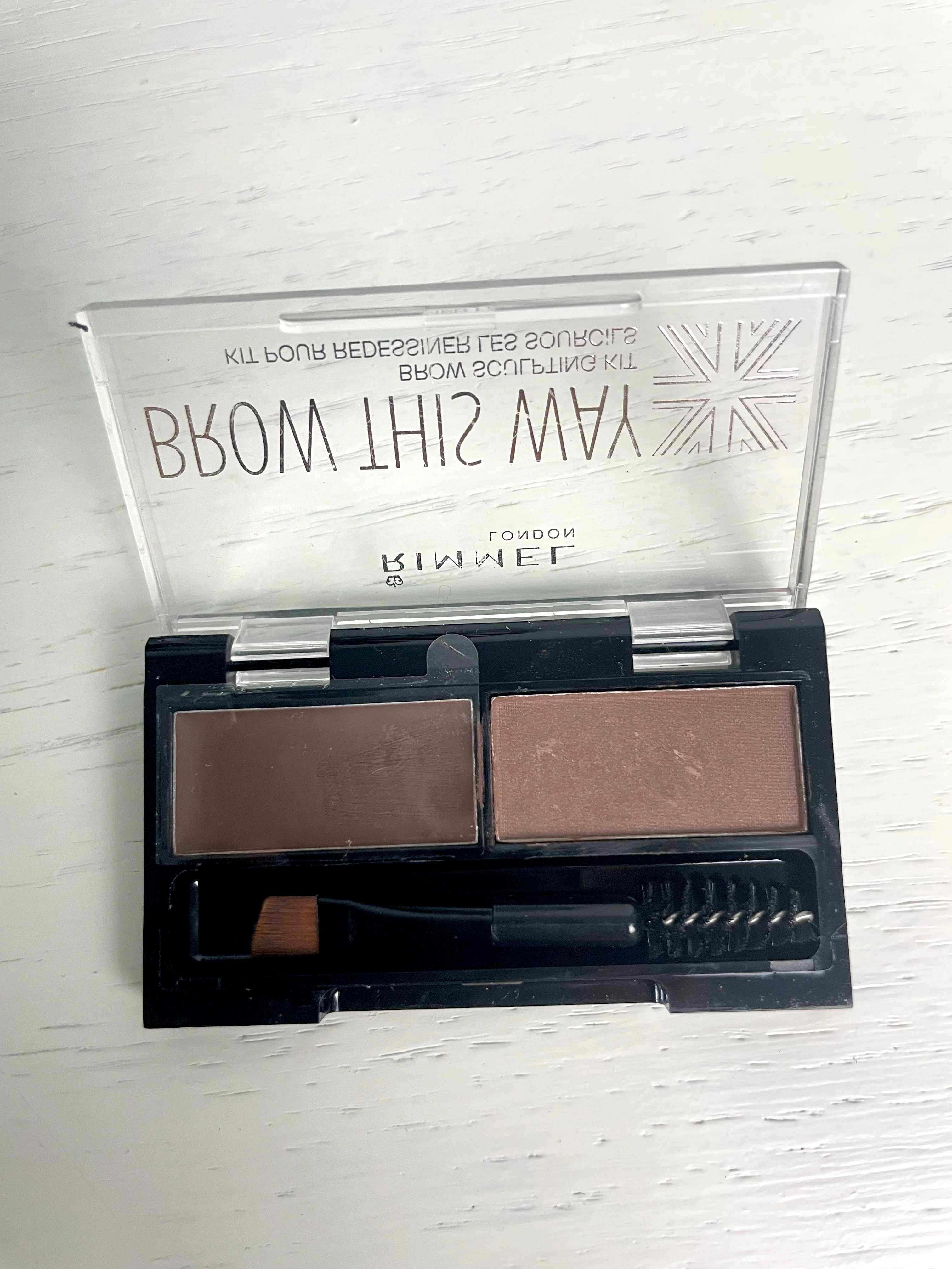 Paletka Rimmel do brwi Eyebrow Kit Brow This Way MEDIUM BROWN 002