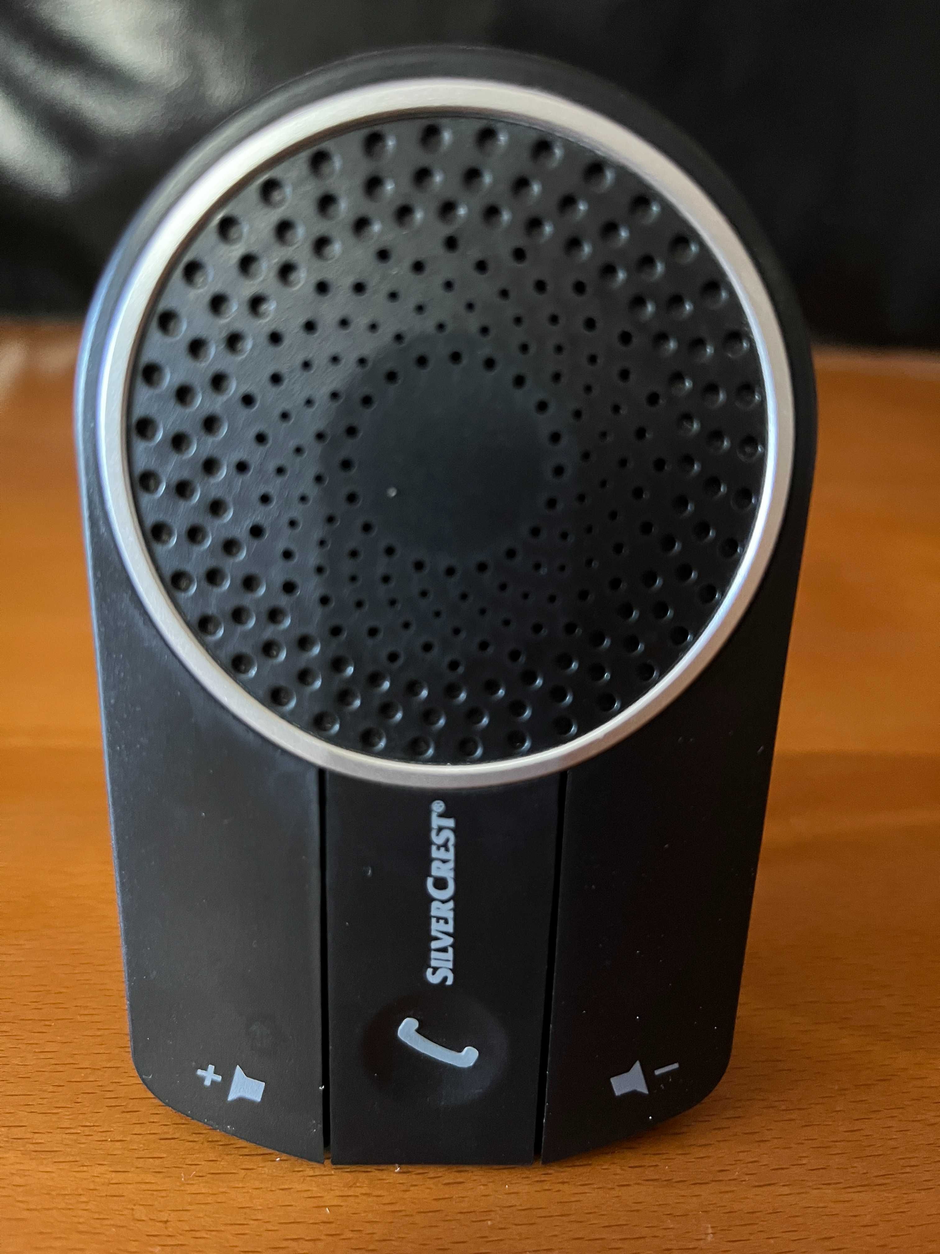 Alta voz Bluetooth Silver Crest para automóvel