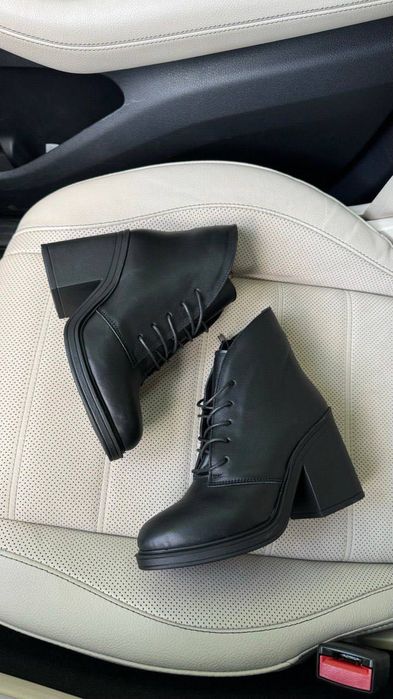 Черевики зимові натуральні жіночі. Женские зимние ботинки