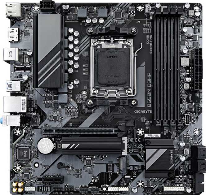 Материнська плата Gigabyte B650M D3HP sAM5 DDR5