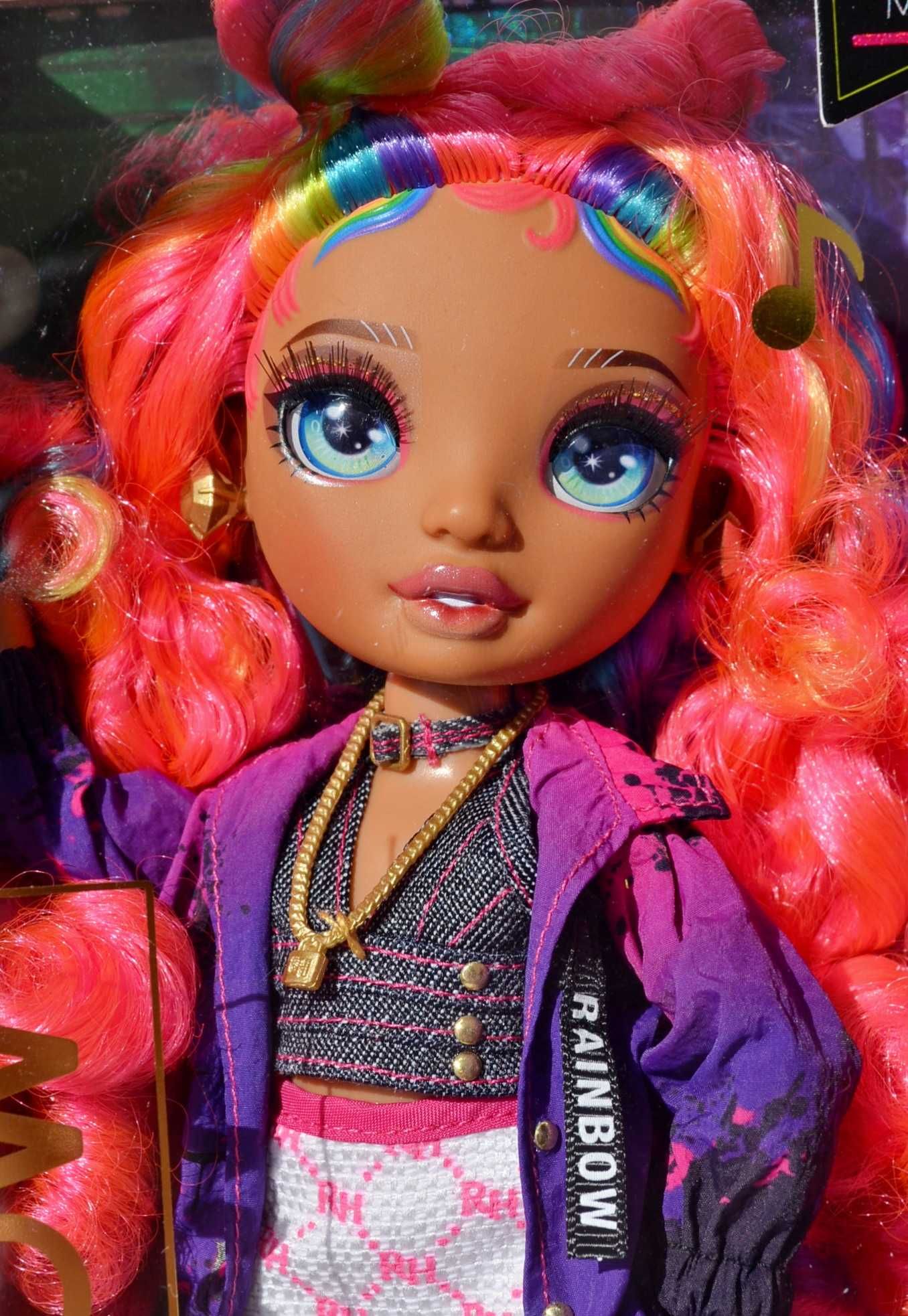 лялька Rainbow High Rockstars Carmen Major Кармен Мейджор гітара набір