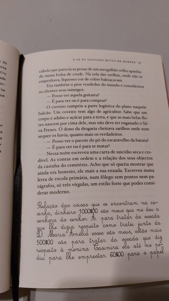 "E se eu gostasse muito de morrer", Rui Cardoso Martins