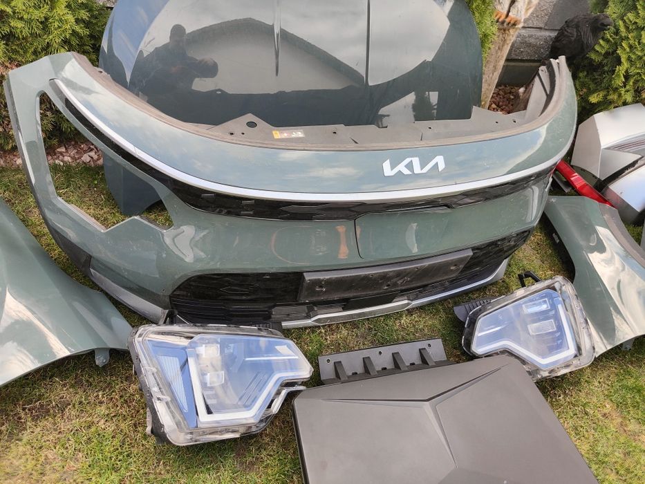 Kia Niro 2023-2025 Капот, бампер крылья, фары, пачка радиаторов