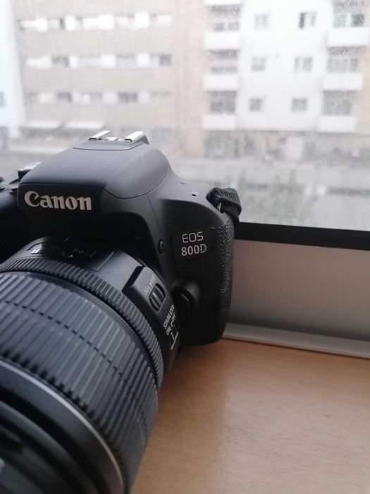 Canon 800 D + objetivas 18-55mm e 15-85mm + mala