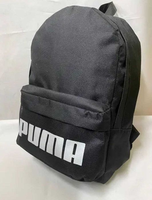 Чоловічий міський рюкзак Puma | Чорний рюкзак з білим логотипом