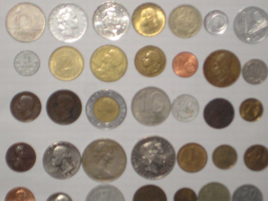 Монета набор 49шт Коллекция страны мира разных годов Экзотика