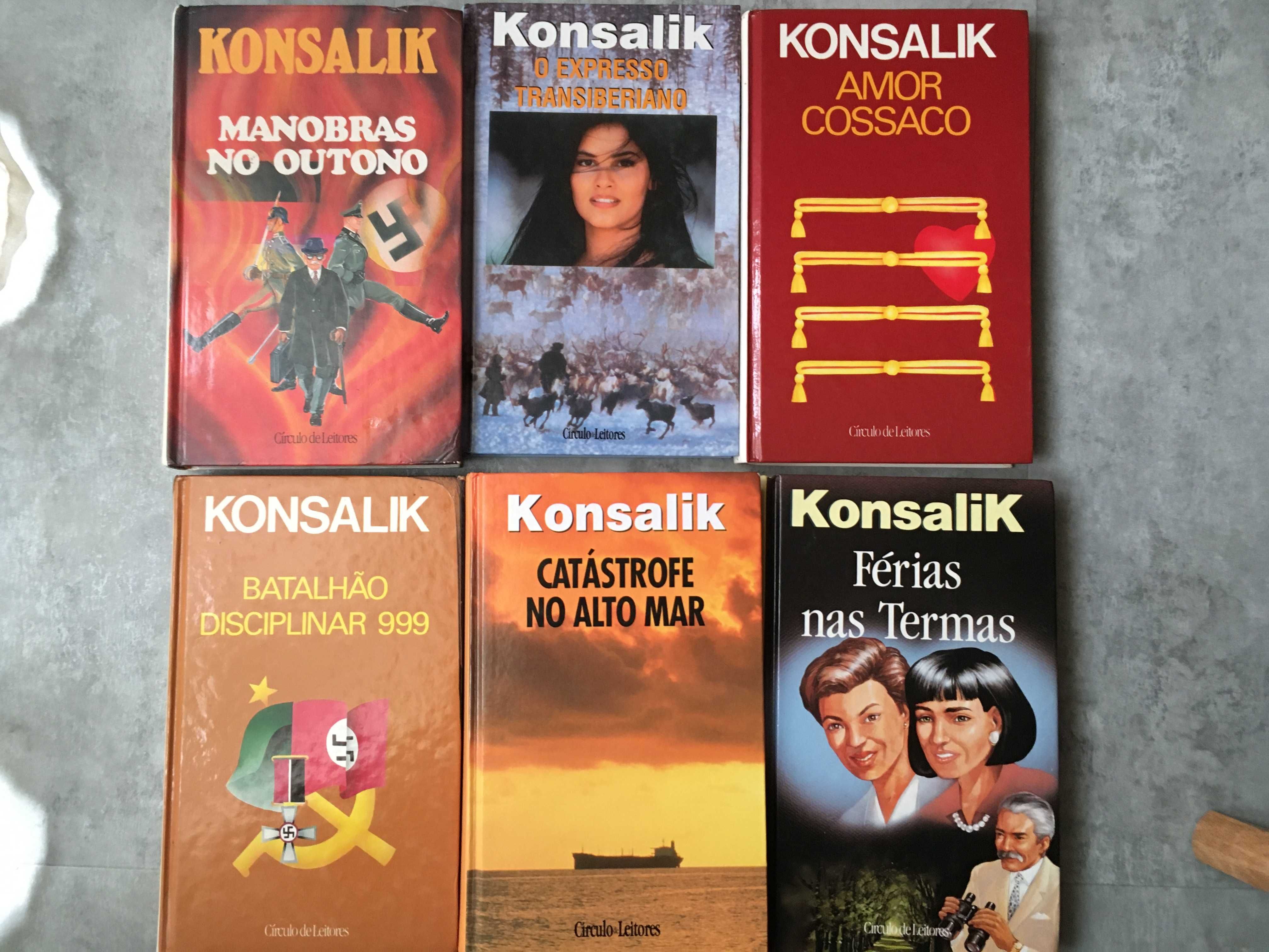 Livros de Konsalik, Edições Circulo de leitores