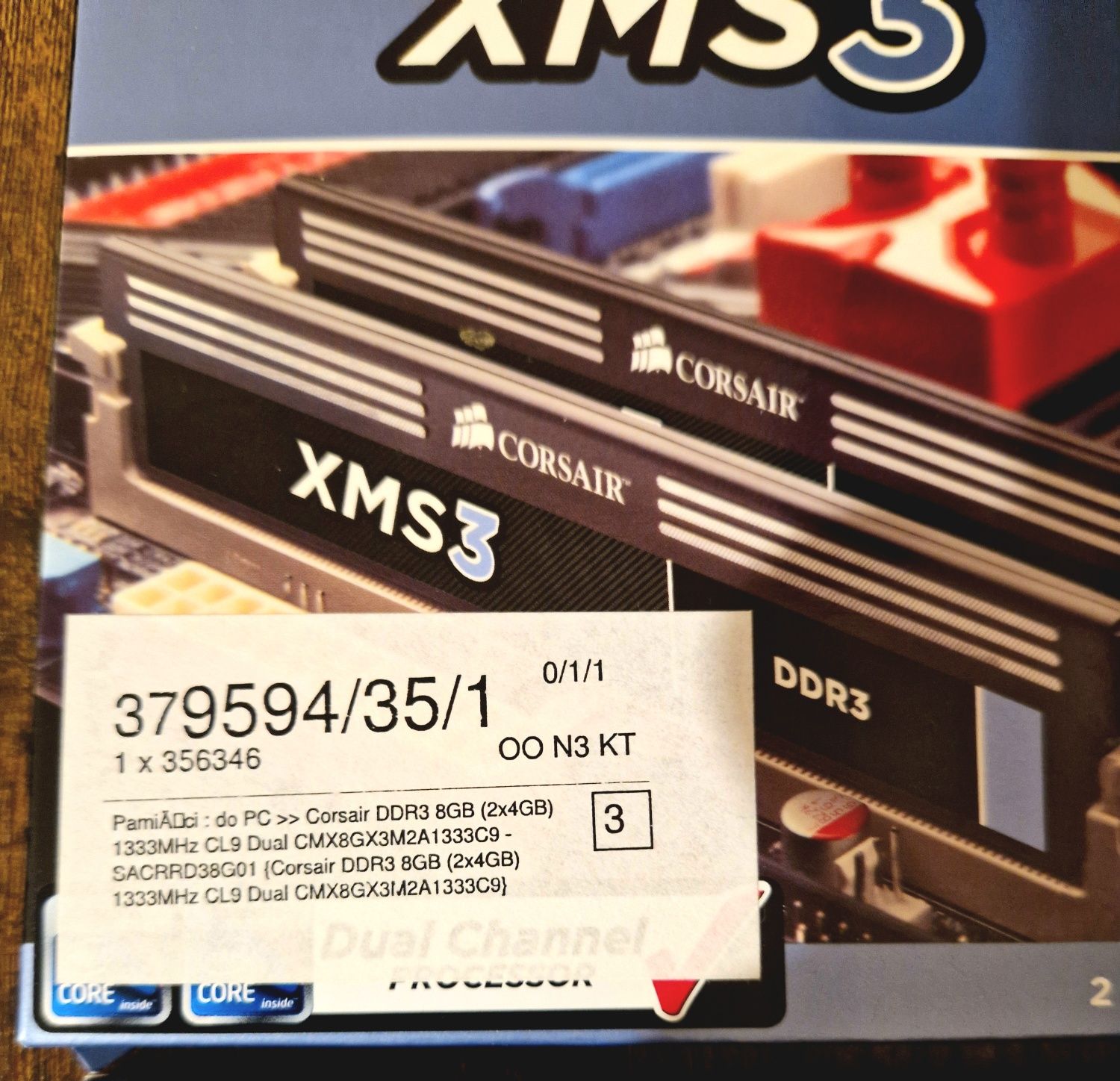Pamięć RAM DDR 3   16 GB