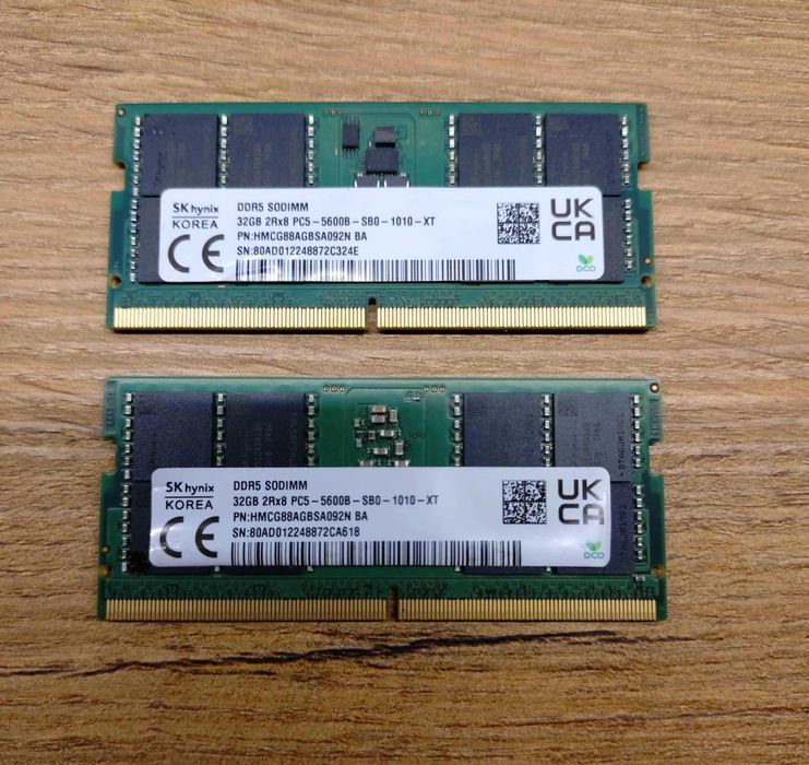 Pamięć Ram 64 GB (2x32GB) DDR05 / SO-DIMM / 5600MHz