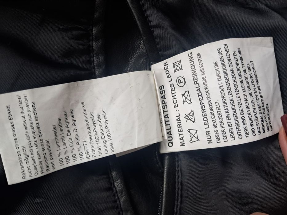 Kurtka skórzana XXL czarna męską vintage 100% skóra