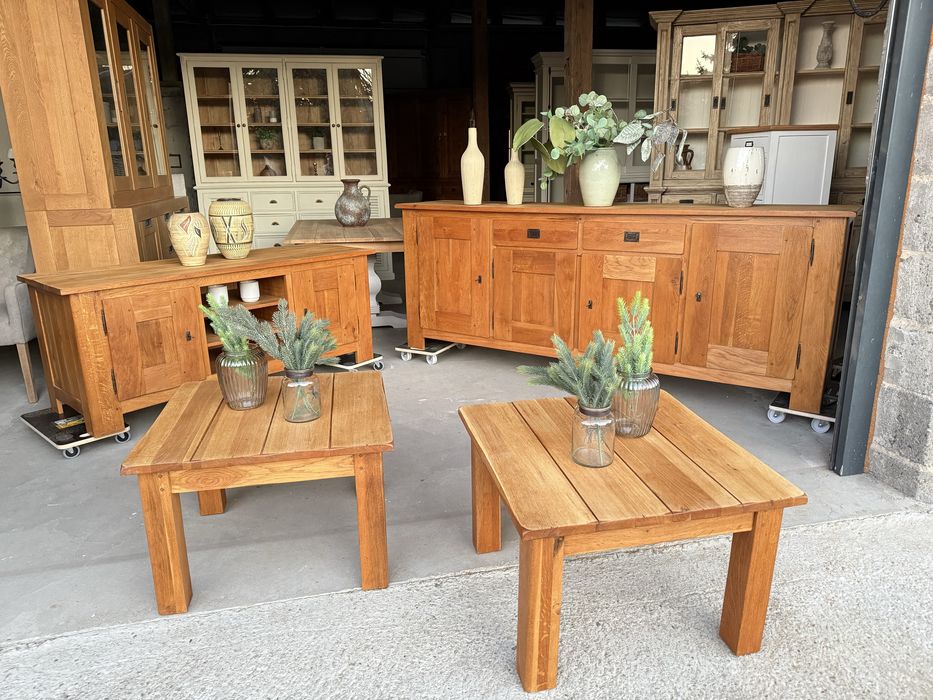 SZTOS DUŻA komoda DĘBOWA vintage drewniana rustykalna 240 długa