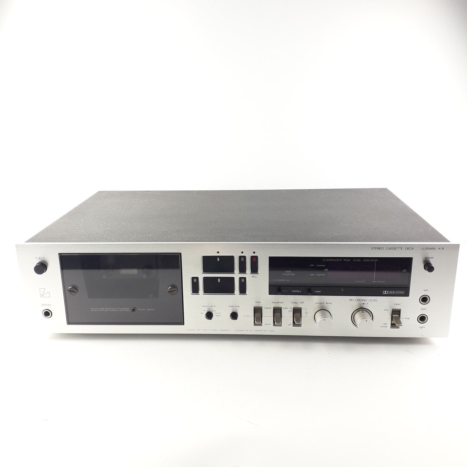 LUXMAN K-8 magnetofon deck kasetowy audio odtwarzacz stereo hi-fi