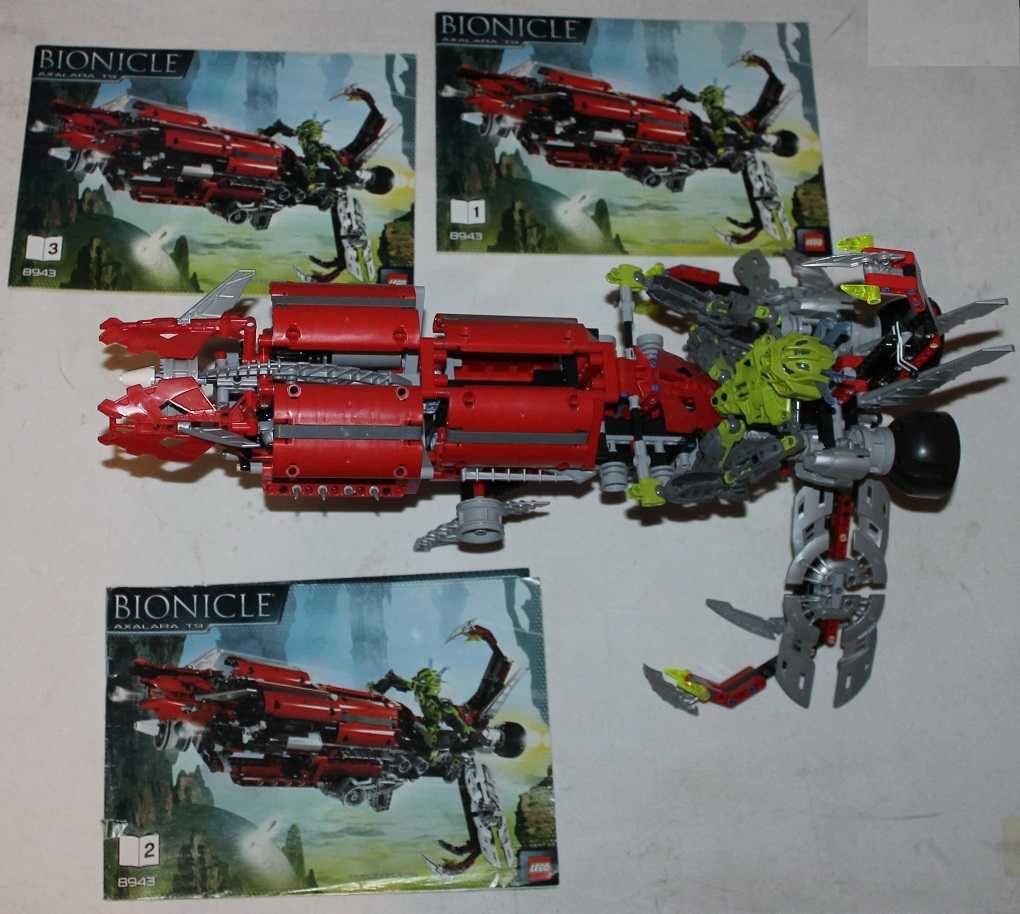 Lego Bionicle 8943 Axalara T9 Unikat 2008 komplet