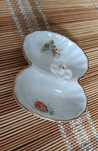 Śliczny vintage przyprawnik porcelana Karolina solniczka pieprzniczka