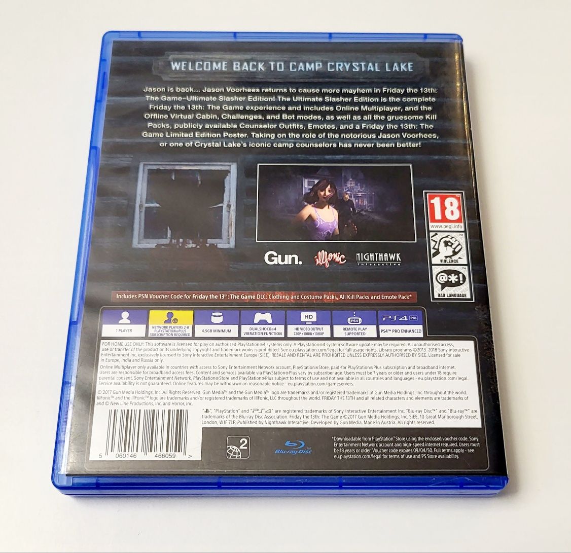 Gra Friday The 13th The Game PS4 PS5 Playstation 4 5