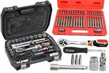YATO ZESTAW 72EL KLUCZE NASADOWE NASADKI 1/2 1/4 YT-38782  40 TORX