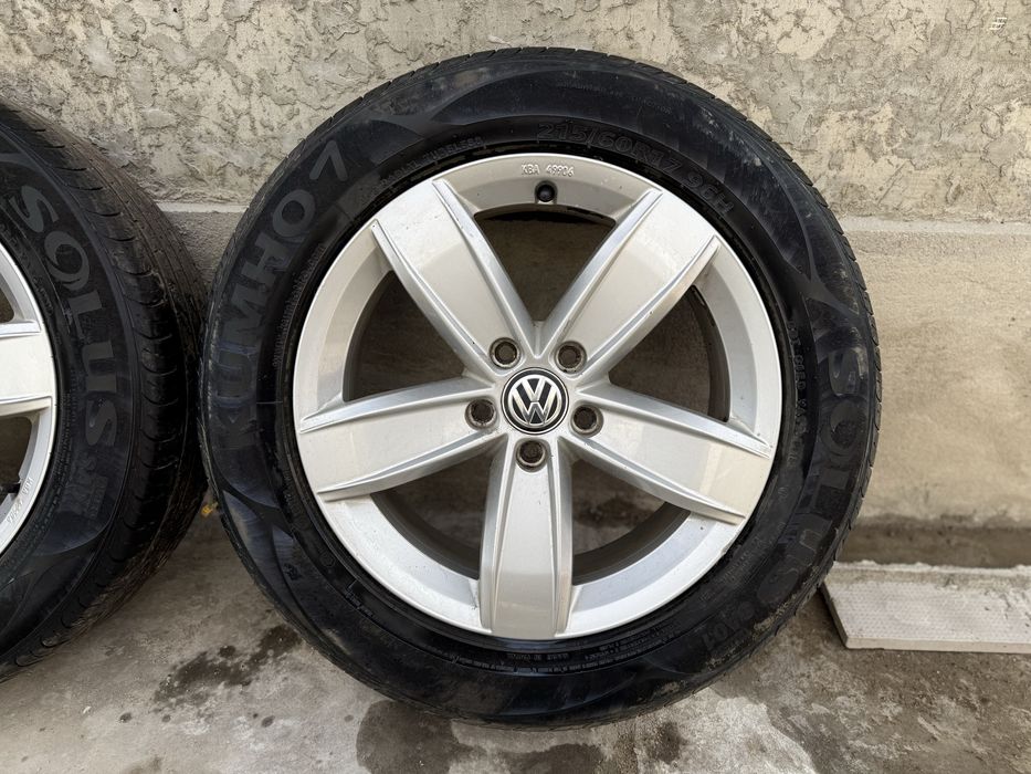 Диски R17 + резина Kumho Solus | Оригинал Volkswagen | 5×112