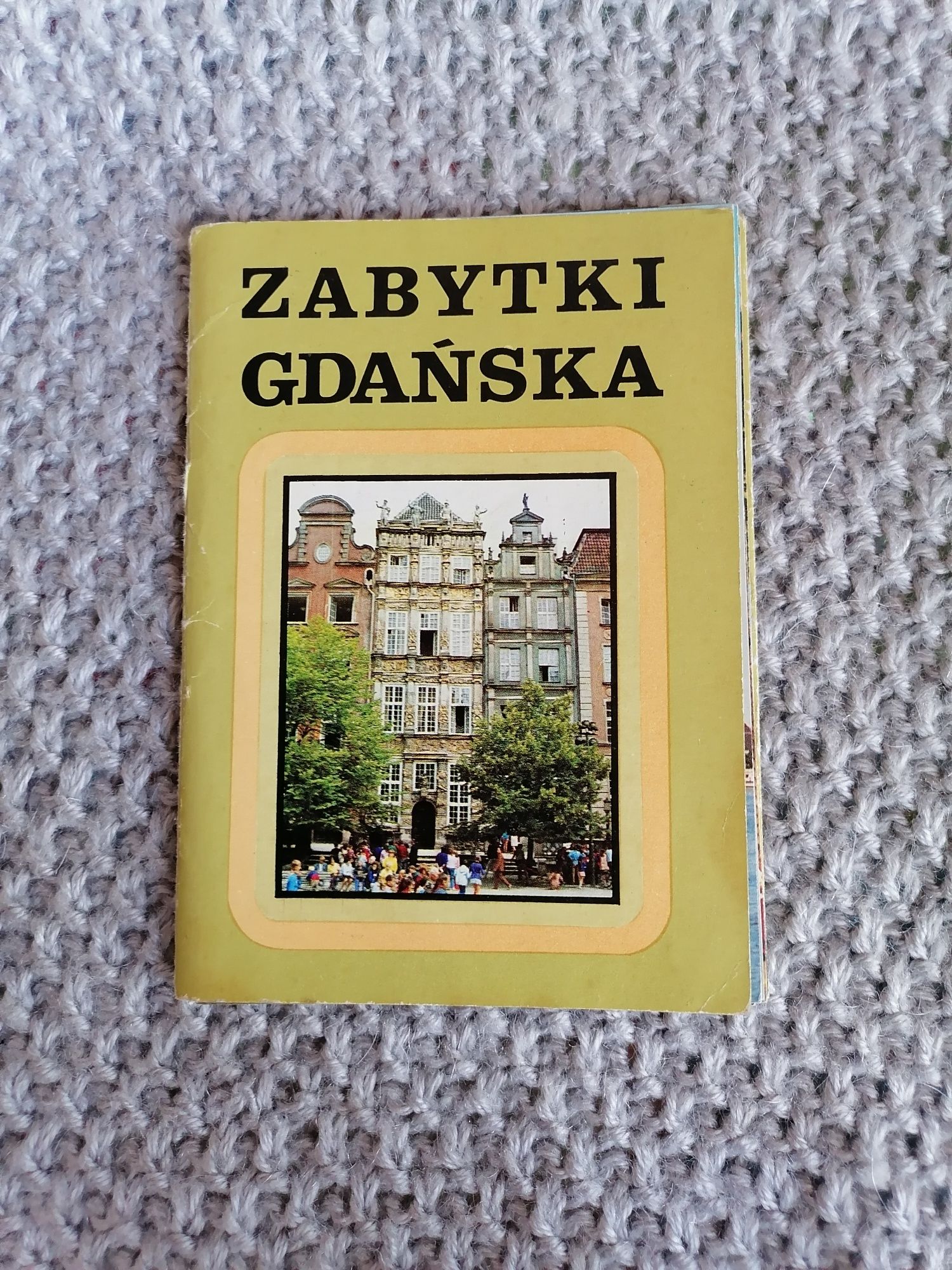 Zabytki Gdańska pocztówki PRL zestaw