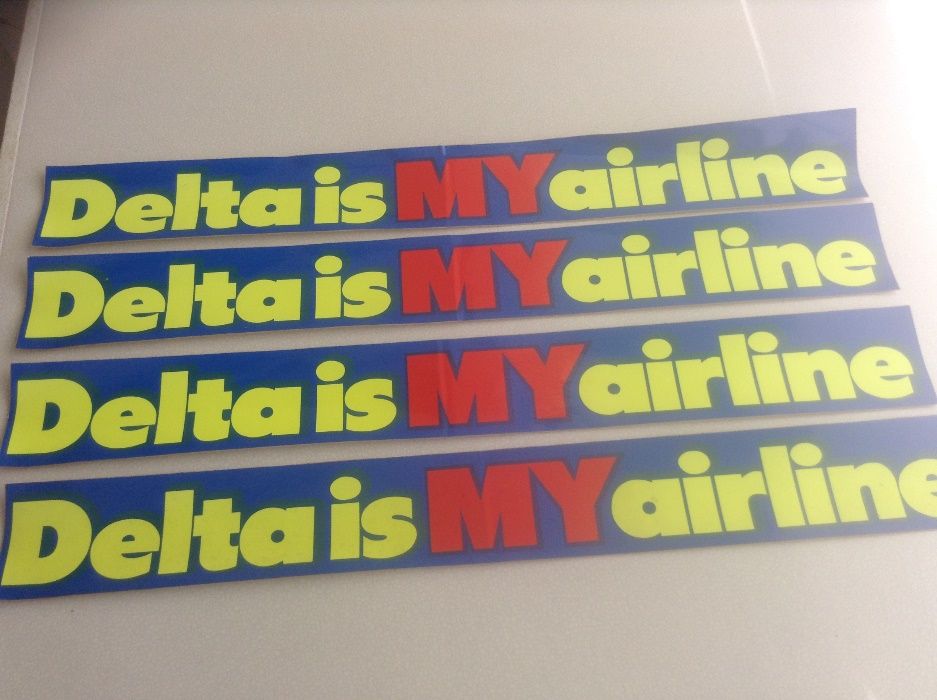 Aviação - Delta Airlines - Autocolantes