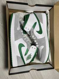 Jordan 1 mid grey green 45 ds