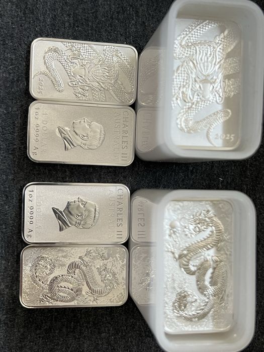 Чисте срібло 999 проби 1 унція