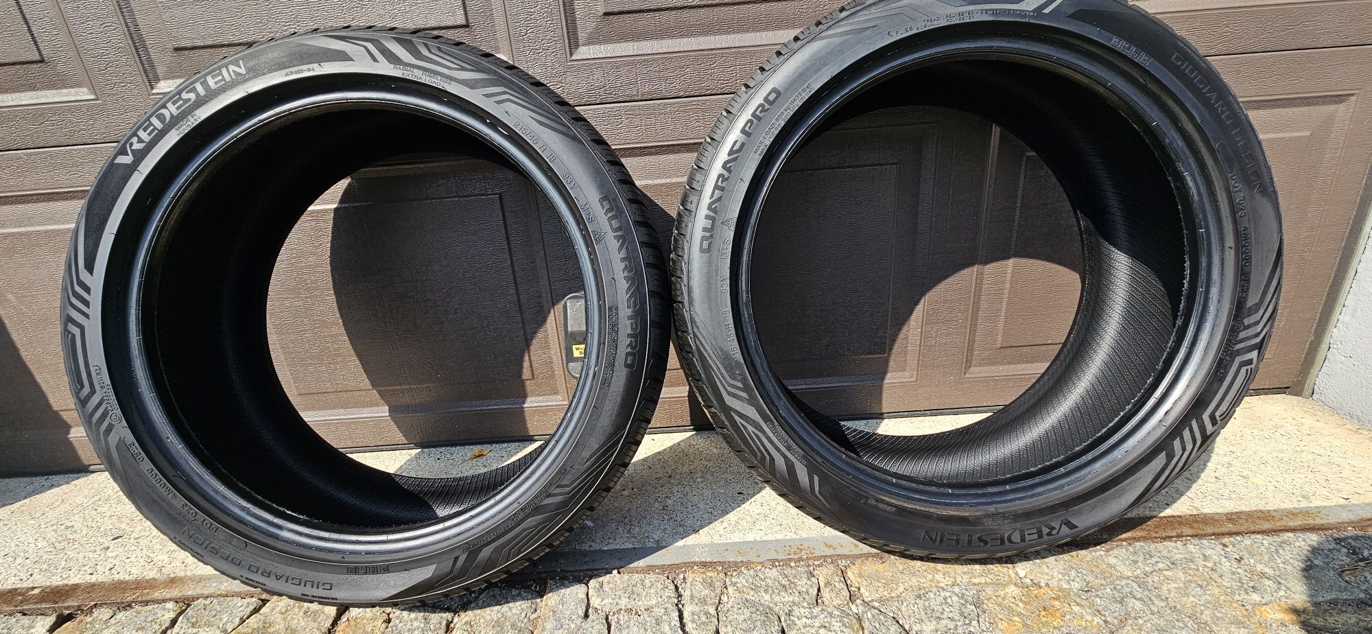 4x Vredestein Quatrac Pro Giugiaro Design 215/45 R18 93Y 7,2-7,4mm