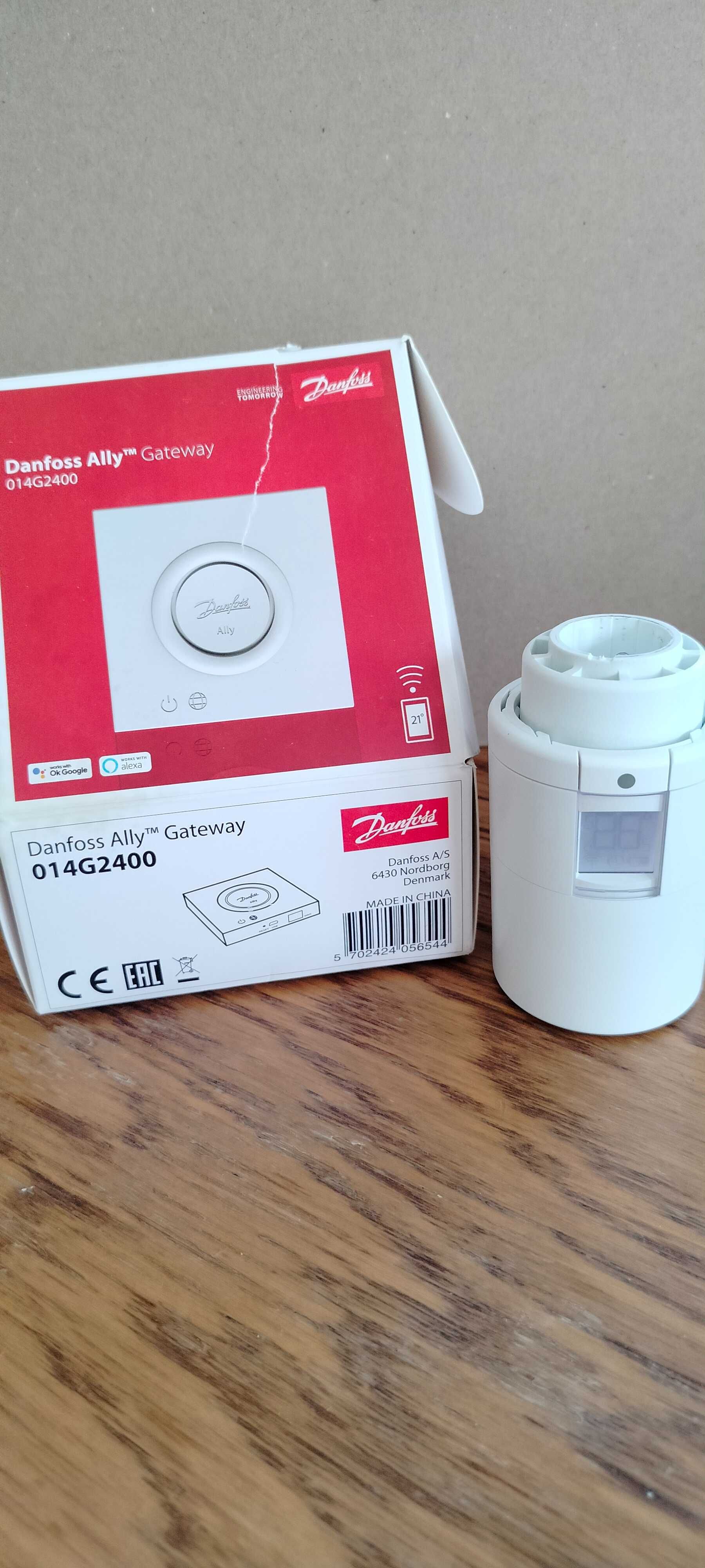 Danfoss zestaw startowy Ally głowica + bramka (014G2440)