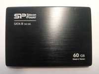 SSD 60Gb Silicon Power SATA III (металевий корпус) в гарному стані