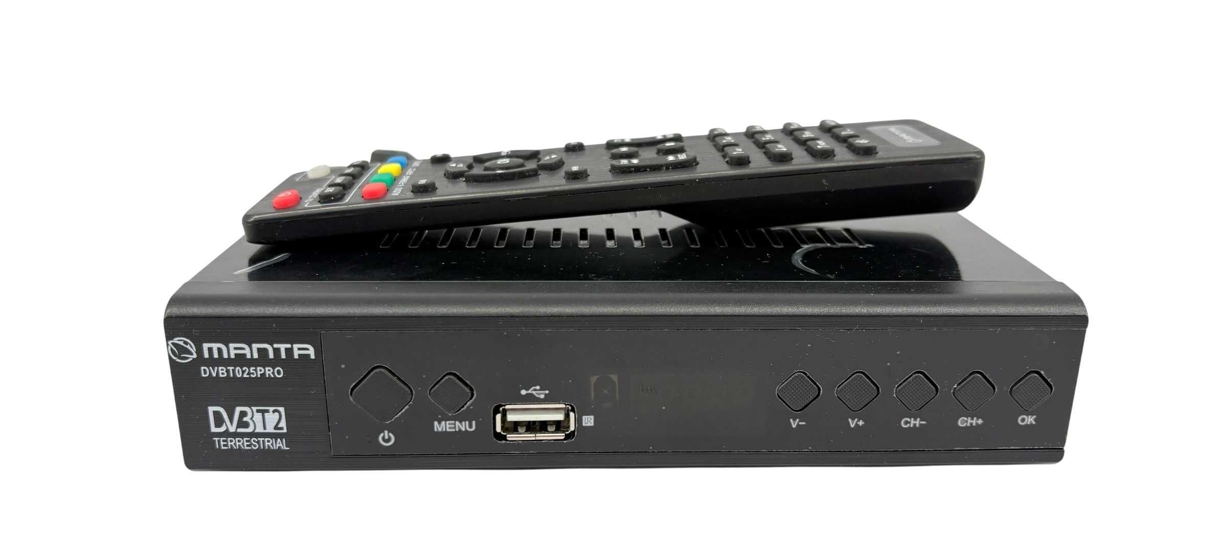Dekoder tuner Manta DVBT-T2/HEVC DVBT025PRO