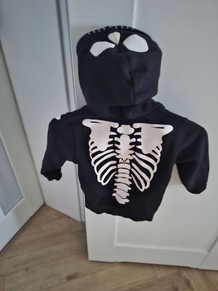 Bluza H&M halloween kościotrup