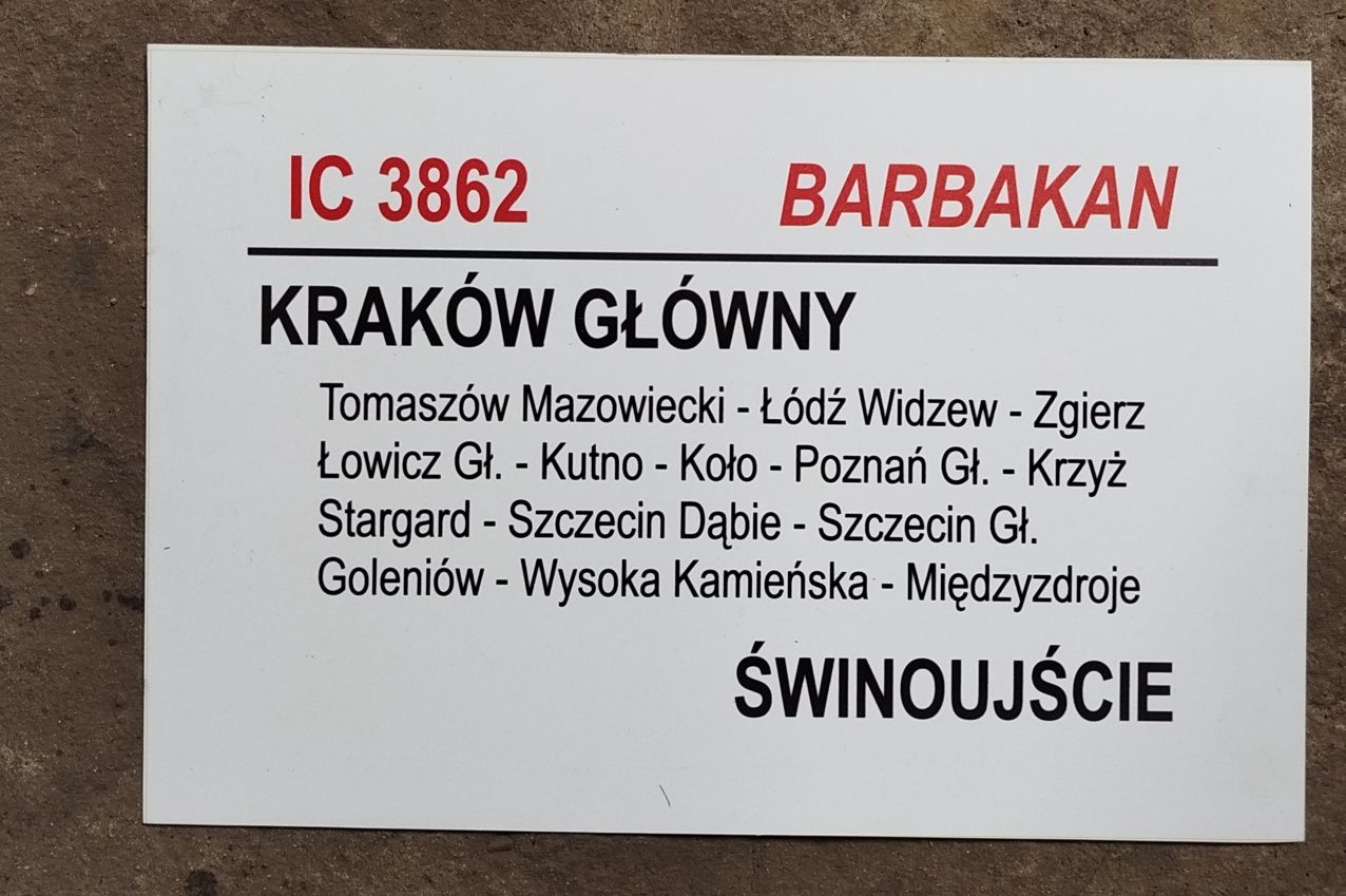 Tablica kierunkowa IC Barbakan