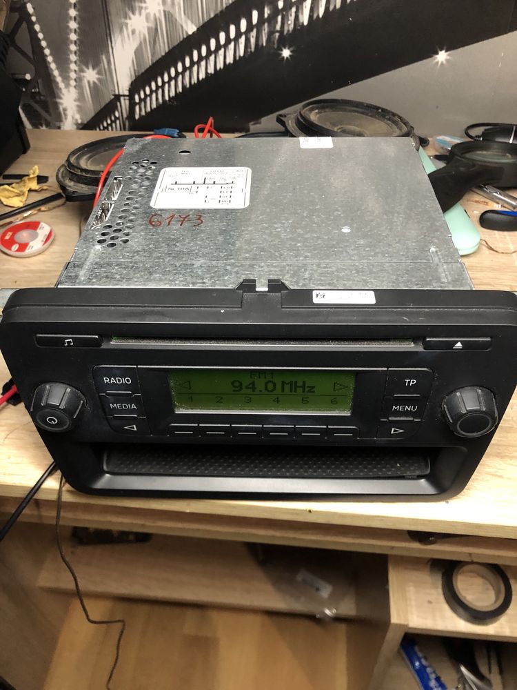 Radio blues skoda fabia Z KODEM