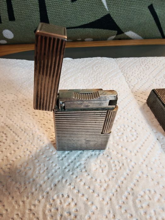 Zapalniczki St Dupont posrebrzane