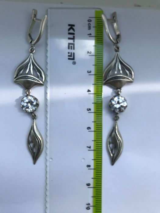 Серьги серебрянные 925 (10 гр)