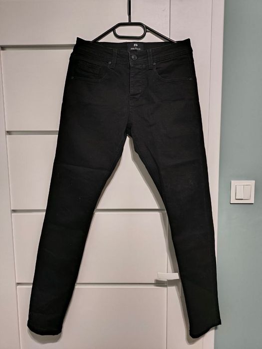 Spodnie męskie jeansy czarne