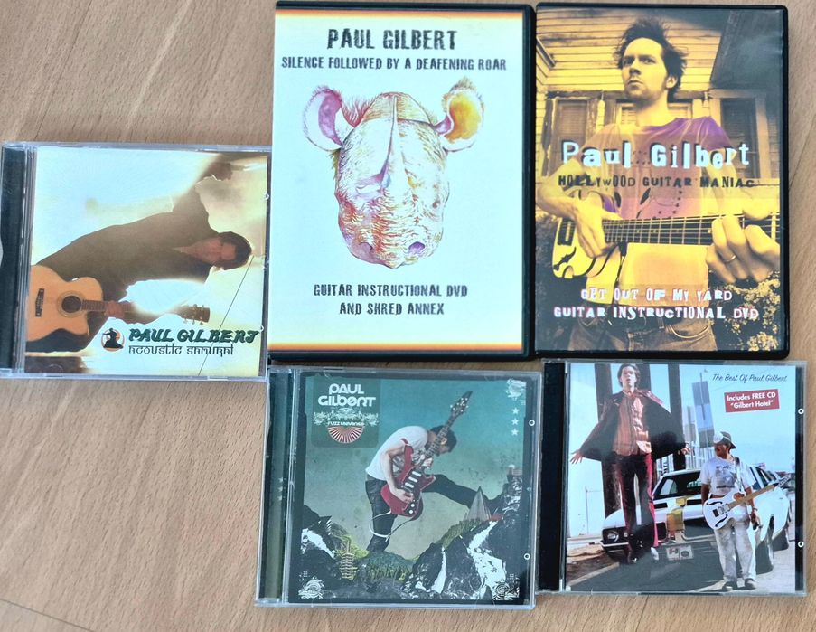 Paul Gilbert na CD i DVD! Tylko dla gitarzystów!!