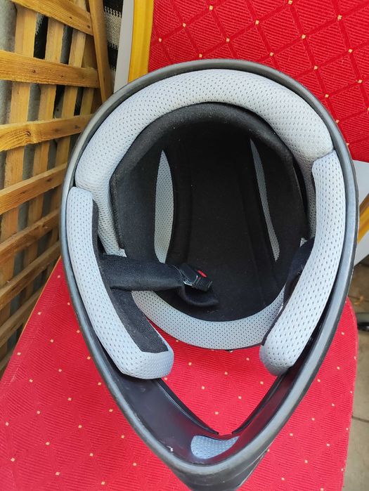 Kask szczękowy Motocyklowy na Motor Motocykl Aviator czarny ATV Cross