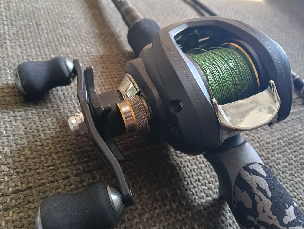 Zestaw wędkarski Jaxon Greystream + Procaster 201XL – stan bdb, tanio!