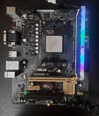 Комплект Плата Asus a55bm-k+процессор 4 ядра+8gb.ram.