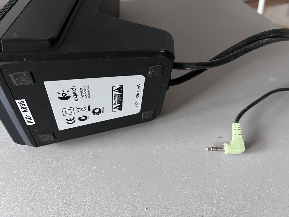Głośniki komputerowe 2.0 Logitech X140 minijack