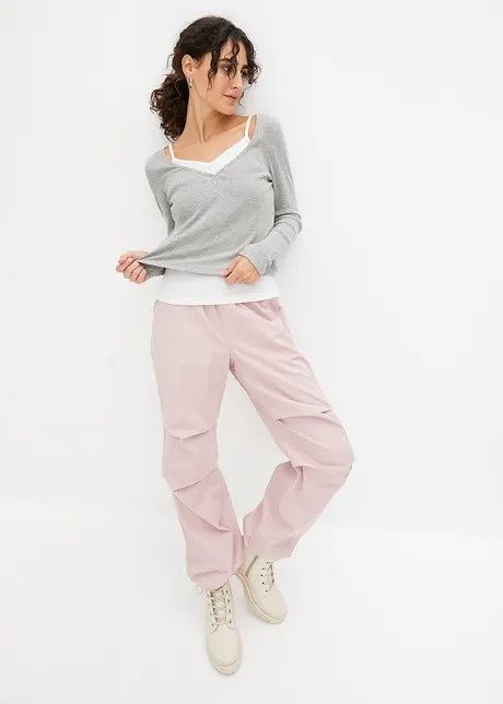 B.P.C komplet bluzka + top prążkowane r.40/42