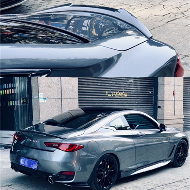 Спойлер на Infiniti Q60 накладка на багажник антикрыло бленда инфинити