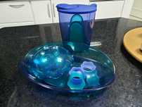 Conjunto cristal da Tuperware