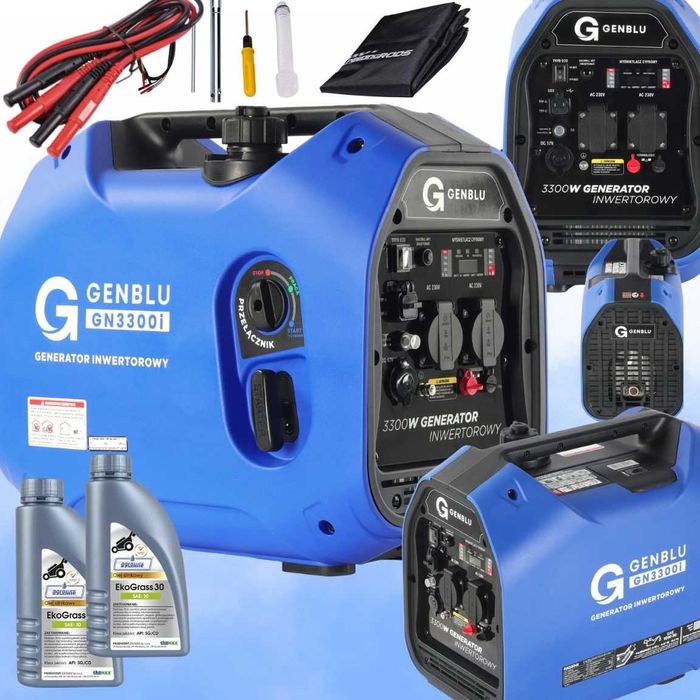 Agregat prądotwórczy inwertorowy GENBLU GN3300i 3,3 KW
