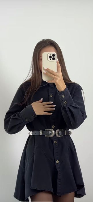 Платье джинсовое