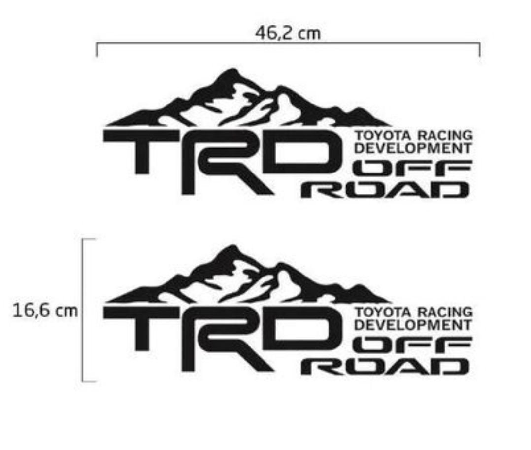 TRD OFF road kit autocolantes
