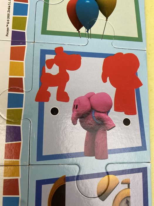 Pocoyo Puzzle de chão extra grande 35 peças Jogo logica