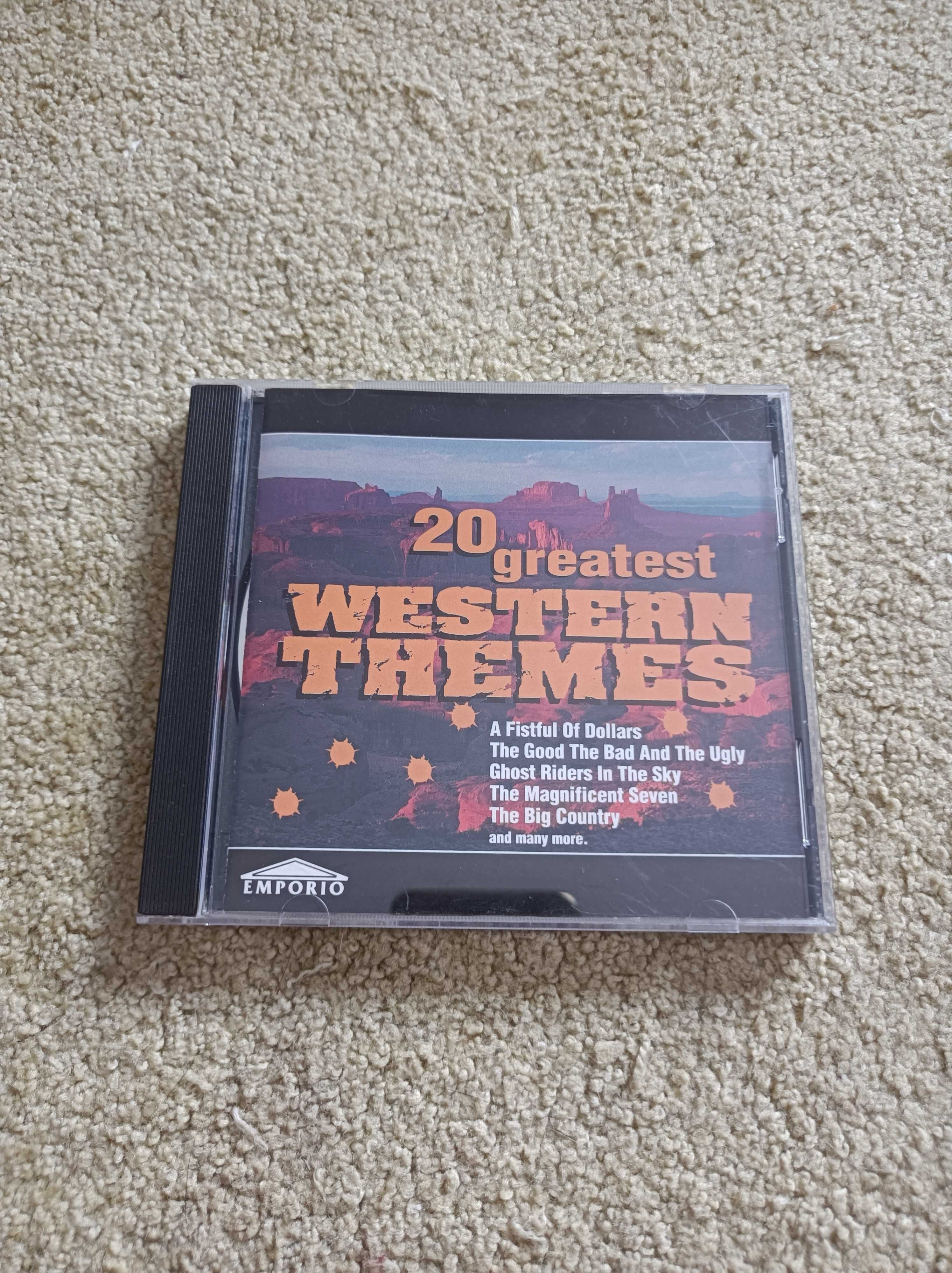 CDs de filmes, 6€/lote e 20 Greatest Western Themes